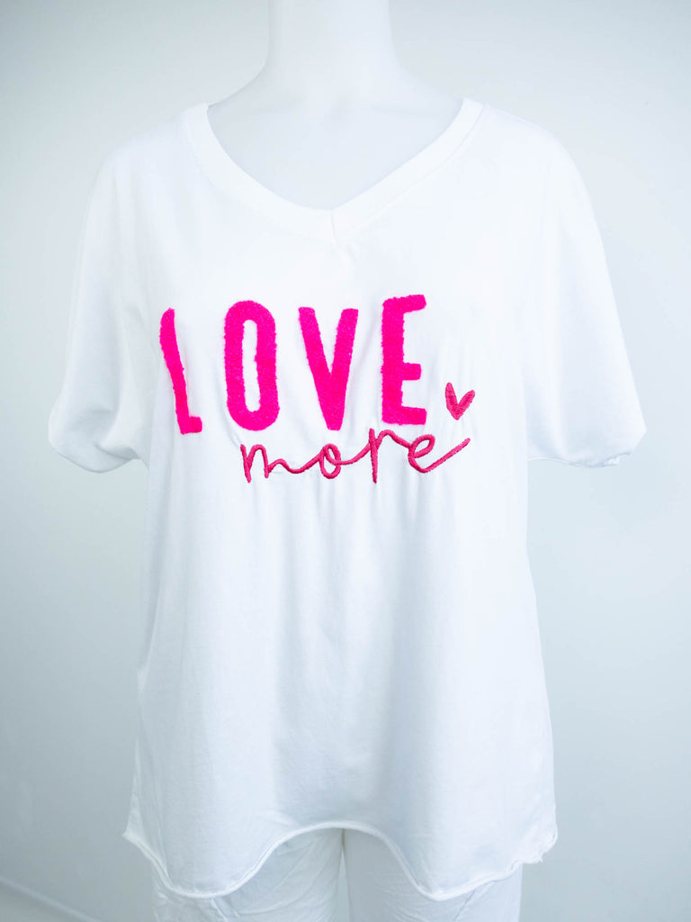 MORE LOVE T-Shirt - verschiedene Farben