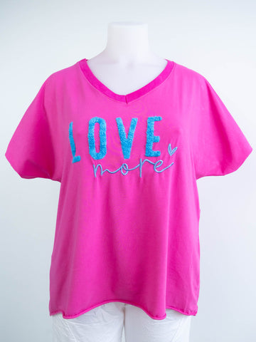 MORE LOVE T-Shirt - verschiedene Farben
