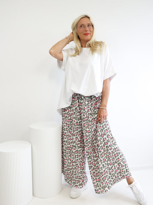 FELIX Plus Size Plissee Hose - verschiedene Farben - leo