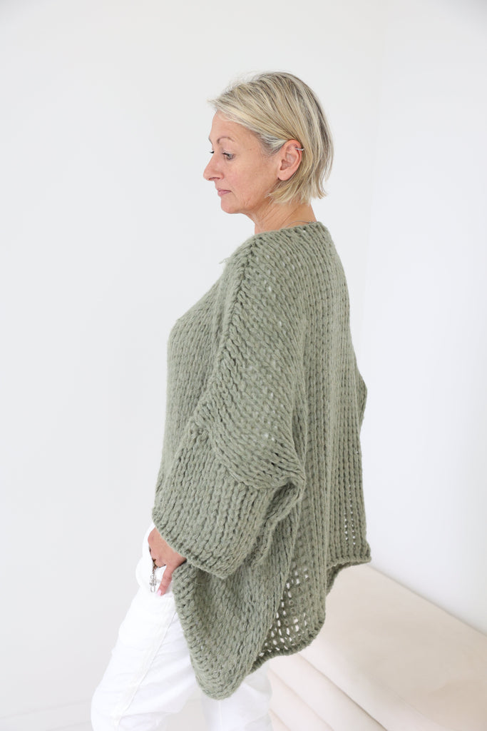 COZY ME Oversize Strickpullover - verschiedene Farben