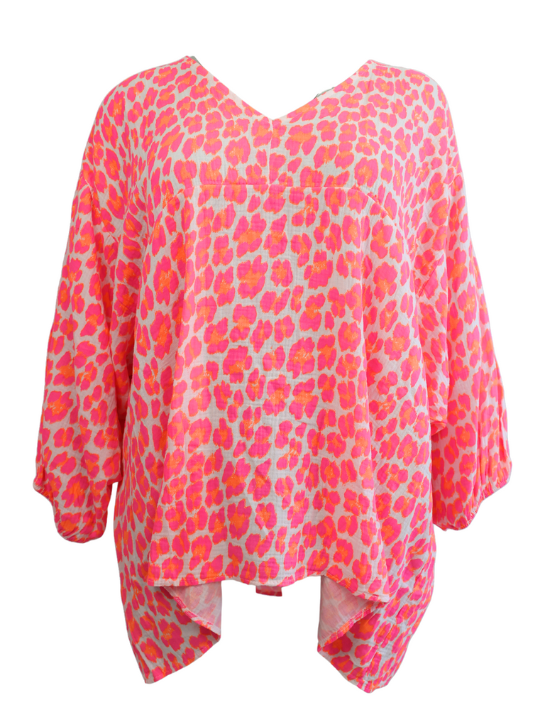 ISABELLA Plus Size Musselin Tunika - verschiedene Farben