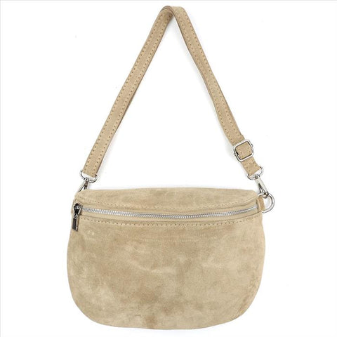 GRACE Crossbody-Tasche L / Wildleder - alle Farben