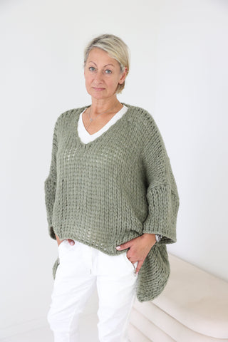 COZY ME Oversize Strickpullover - verschiedene Farben