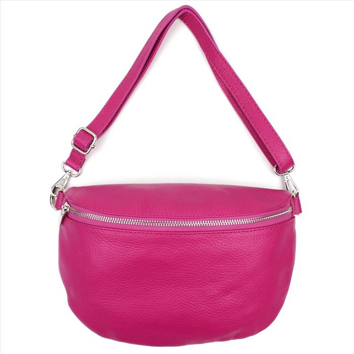 GRACE Crossbody-Tasche L / silber - Sommerfarben