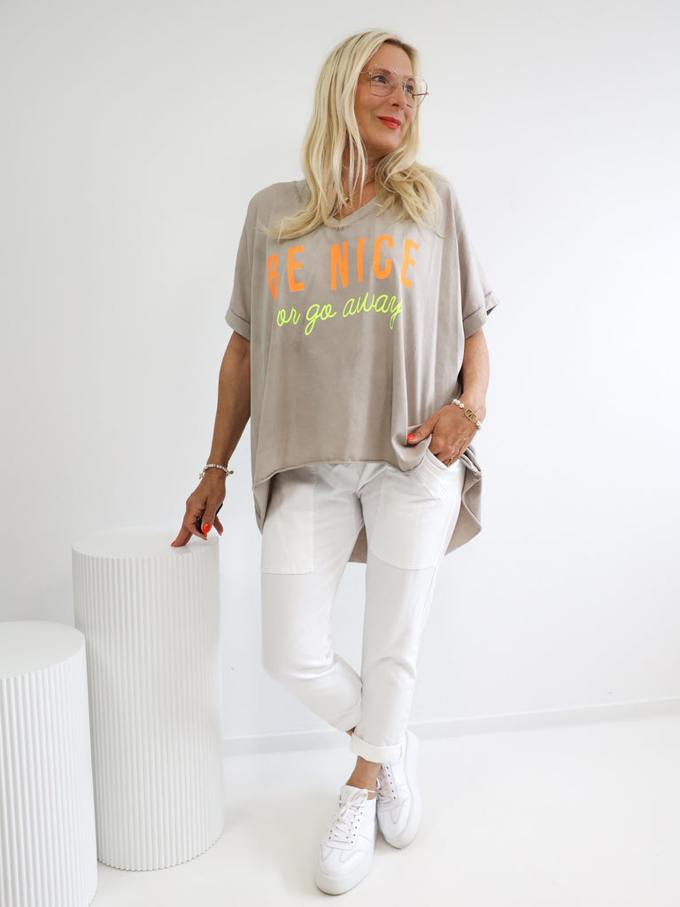BE NICE XXL T-Shirt - verschiedene Farben