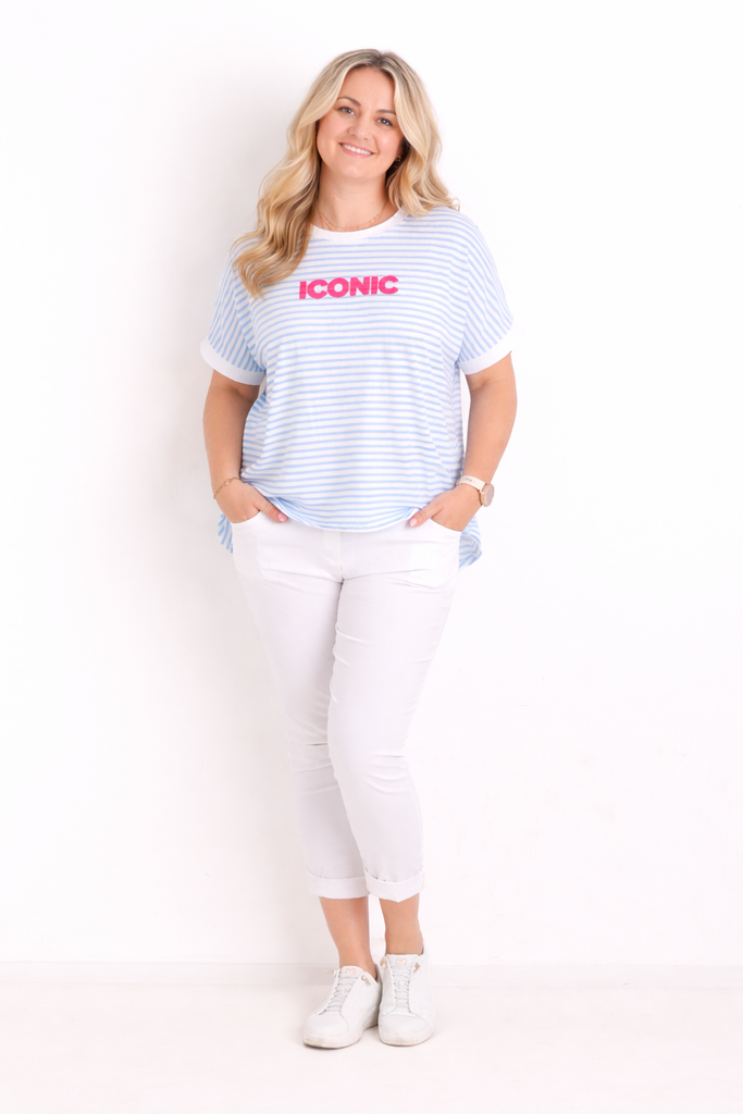 T-Shirt LILLY.S blau One Size 38-46