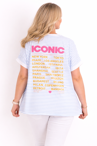 T-Shirt LILLY.S blau One Size 38-46