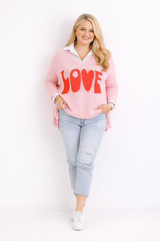 LOVE Pullover | Curvy One Size 42-50