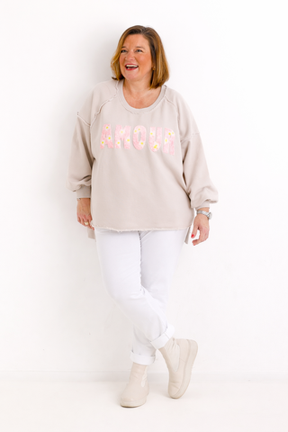 Sweatshirt AMOUR - One Size 38-48