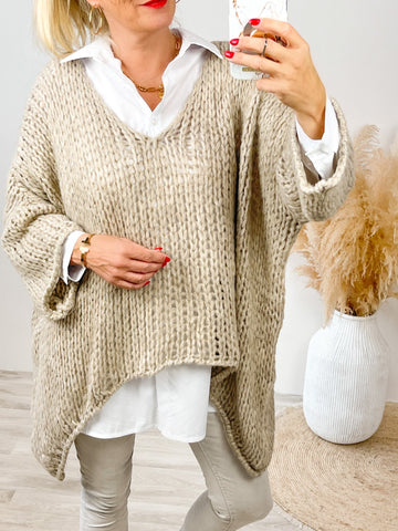 COZY ME Oversize Strickpullover - verschiedene Farben