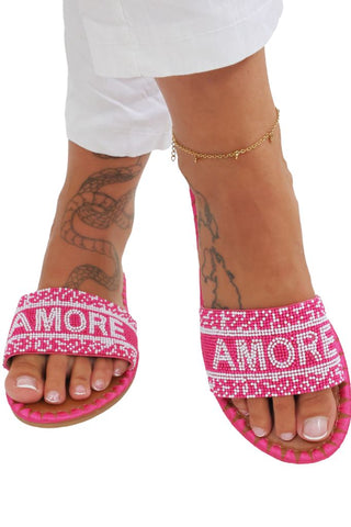 AMORE Pantolette - pink