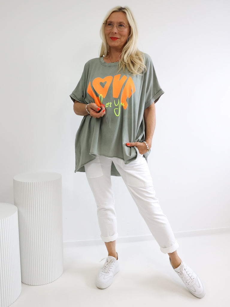 LOVE FOR YOU XXL T-Shirt - verschiedene Farben