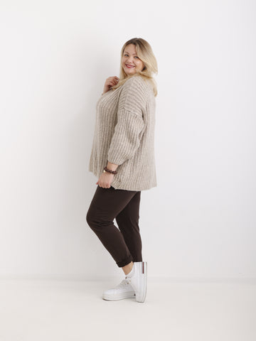 MEGAN Curvy Size Pullover - verschiedene Farben