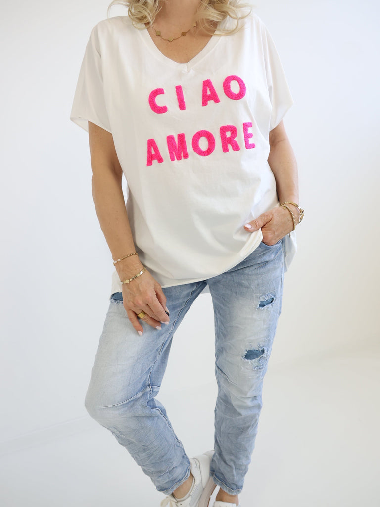 CIAO AMORE T-Shirt - verschiedene Farben