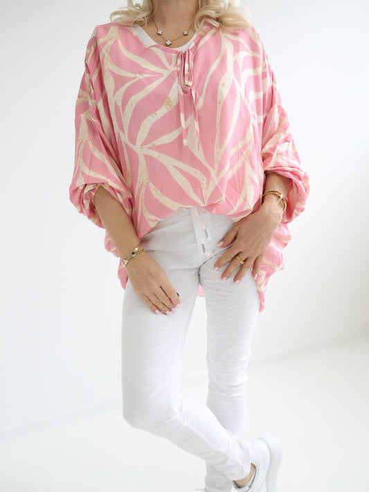 ANGELA Blusenshirt - Plus Size - rosa