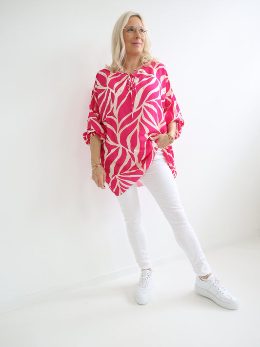 ANGELA Blusenshirt - Plus Size - pink