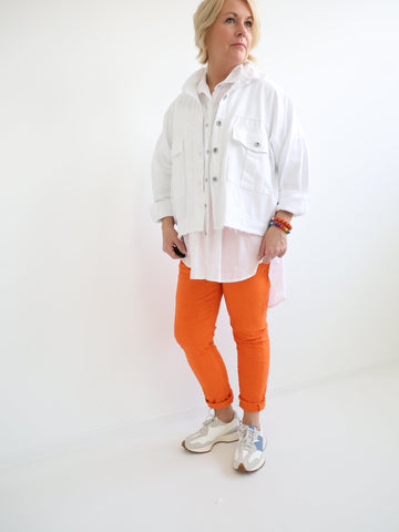 MABEL Jeansjacke Plus Size - verschiedene Farben