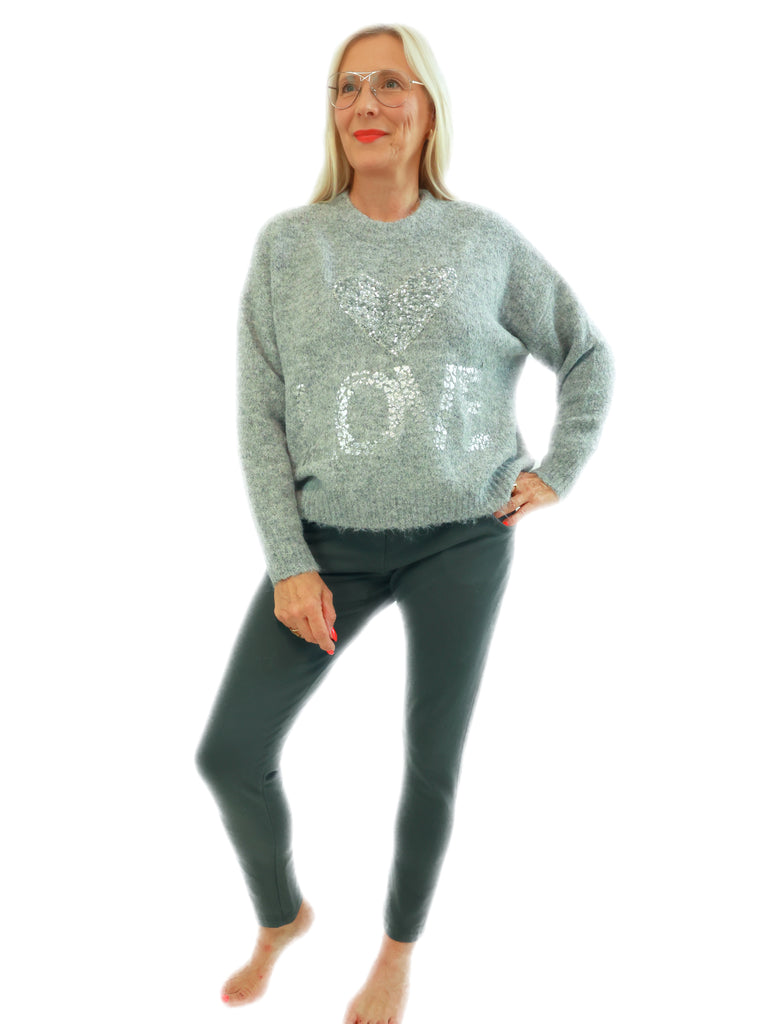 LILIANE Pullover - grau