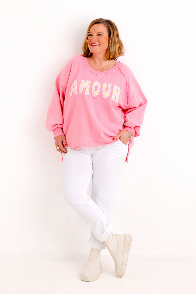 Sweatshirt AMOUR - One Size 38-48