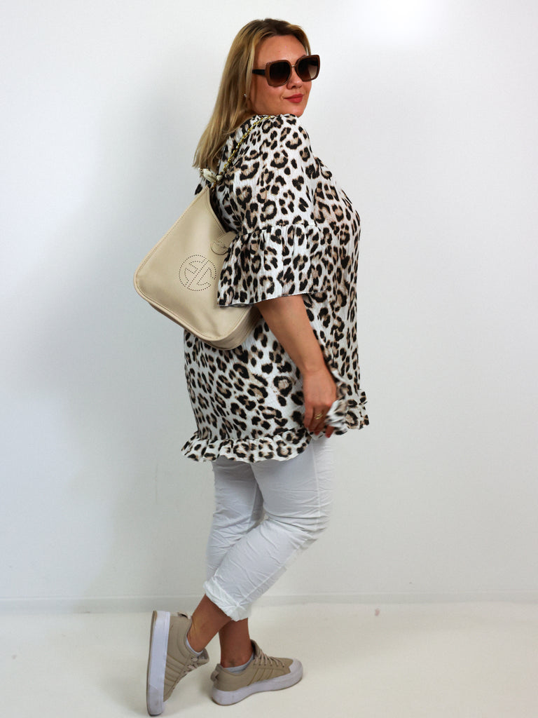 LOLA Oversize Bluse - leo