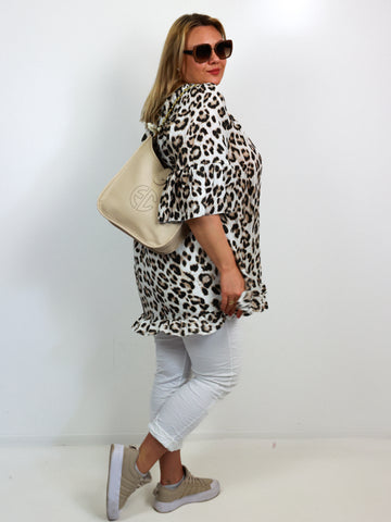 LOLA Oversize Bluse - leo