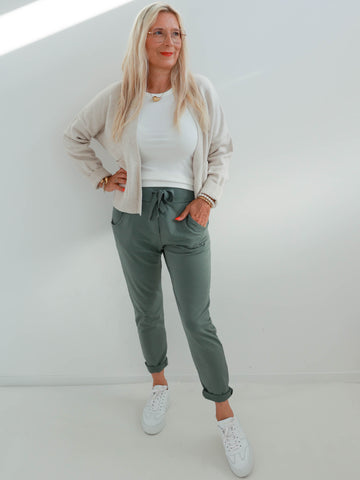 MAX LOUNGE Sweatpants - helles khaki