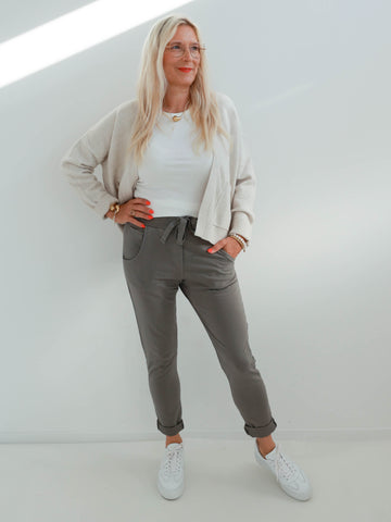 MAX LOUNGE Sweatpants - taupe