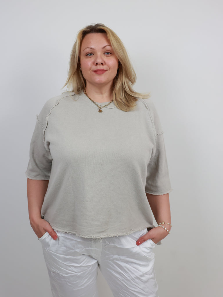 CLOÈ XXL Oversize Kurzarm Sweater - verschiedene Farben