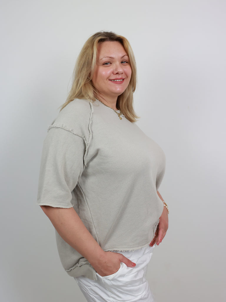 CLOÈ XXL Oversize Kurzarm Sweater - verschiedene Farben