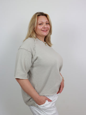 CLOÈ XXL Oversize Kurzarm Sweater - verschiedene Farben