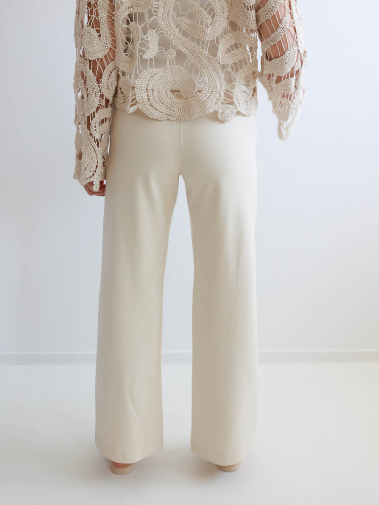 LUCY Marlenehose - creme