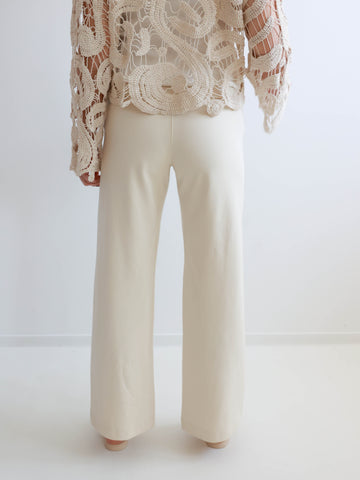 LUCY Marlenehose - creme
