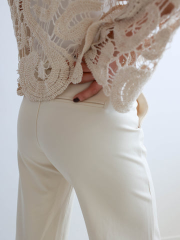 LUCY Marlenehose - creme