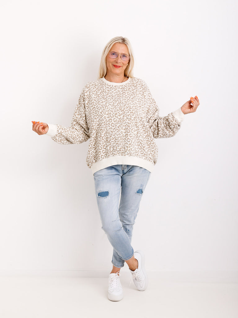 BELLA Oversize leo Sweater