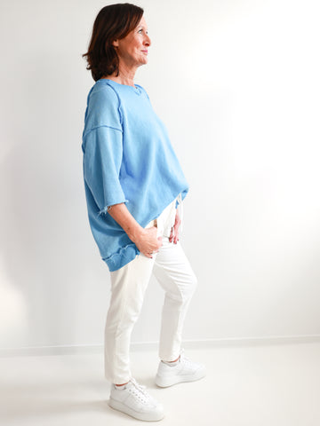CLOÈ XXL Oversize Kurzarm Sweater - verschiedene Farben