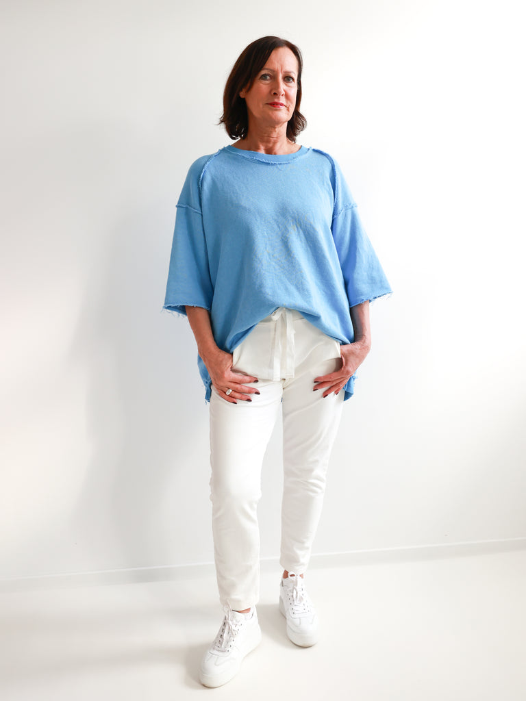 CLOÈ XXL Oversize Kurzarm Sweater - verschiedene Farben