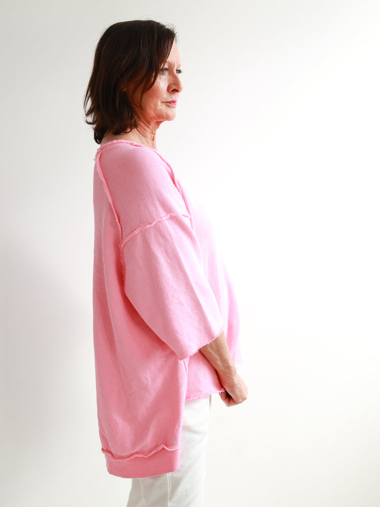 CLOÈ XXL Oversize Kurzarm Sweater - verschiedene Farben