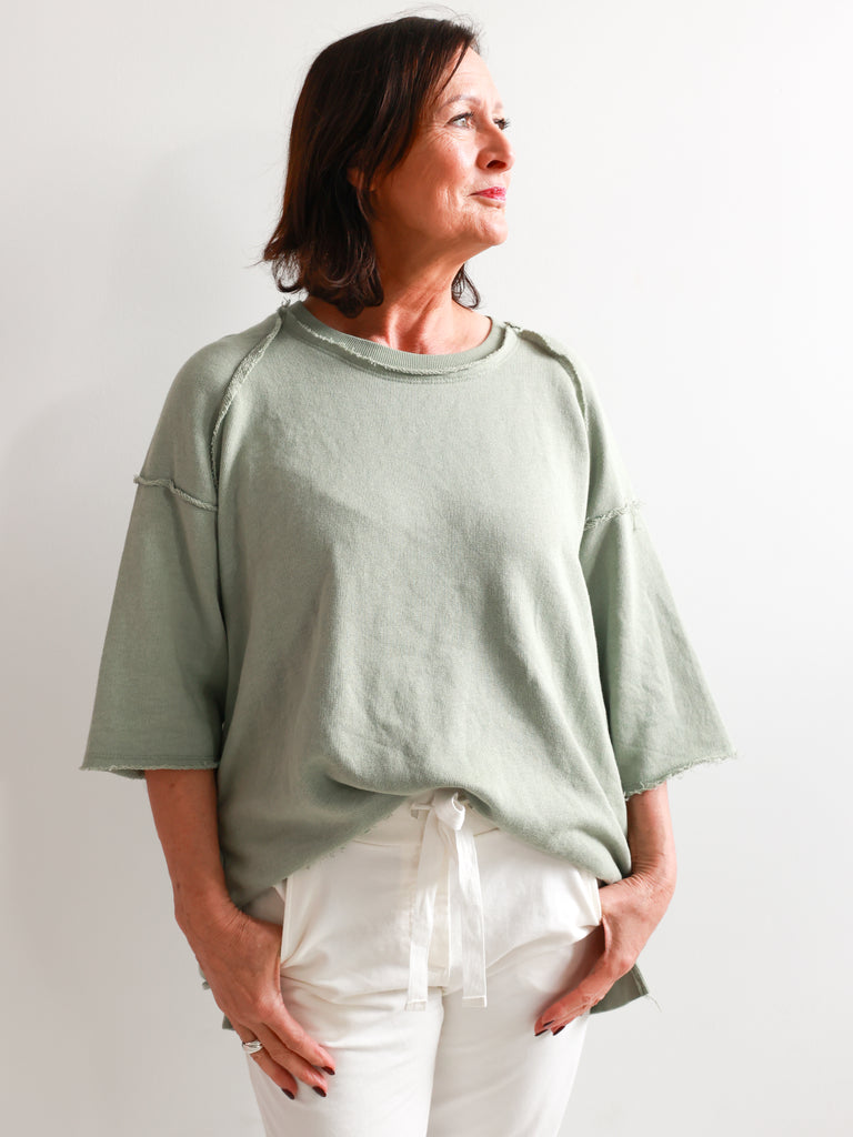 CLOÈ XXL Oversize Kurzarm Sweater - verschiedene Farben