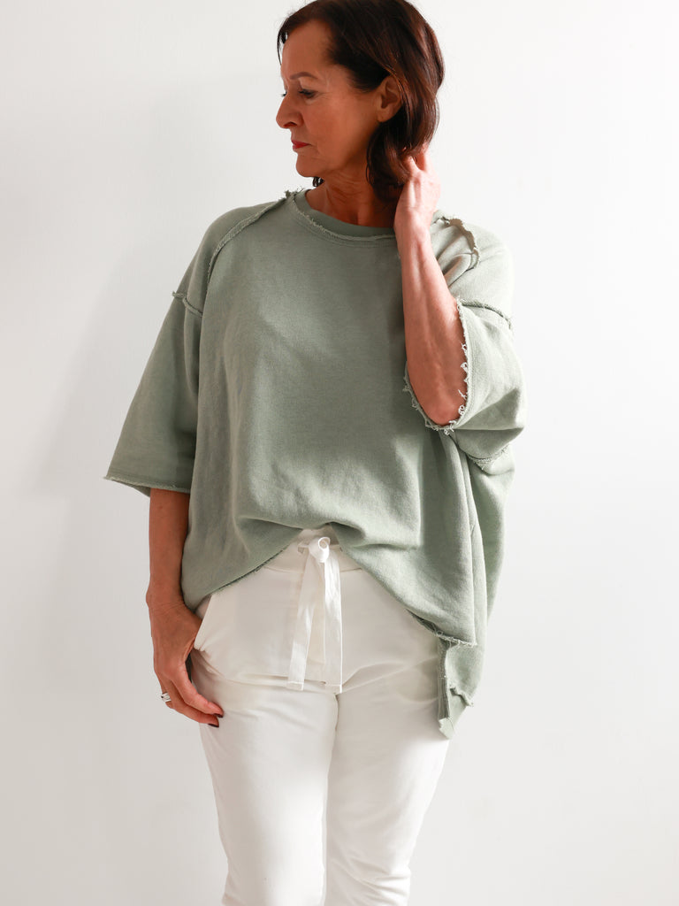 CLOÈ XXL Oversize Kurzarm Sweater - verschiedene Farben