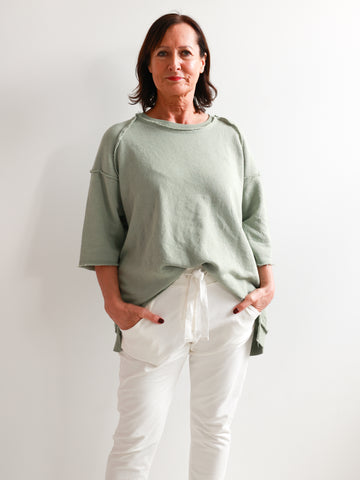 CLOÈ XXL Oversize Kurzarm Sweater - verschiedene Farben