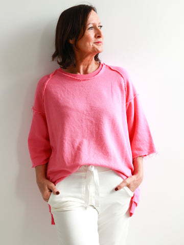 CLOÈ XXL Oversize Kurzarm Sweater - verschiedene Farben