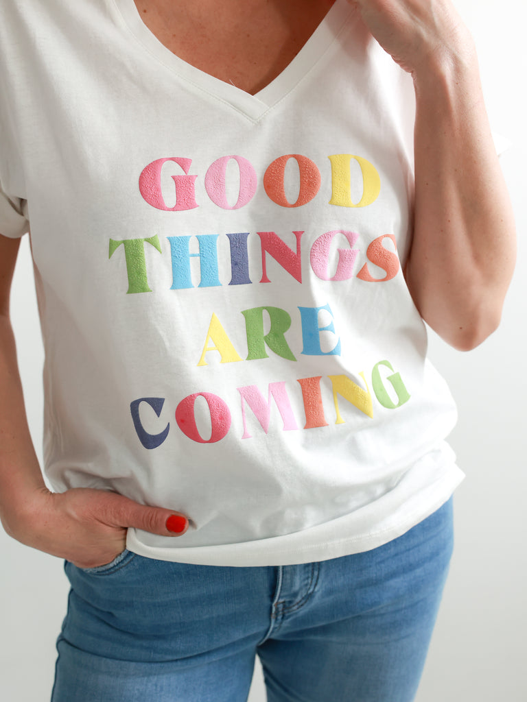 GOOD THINGS T-Shirt - weiß