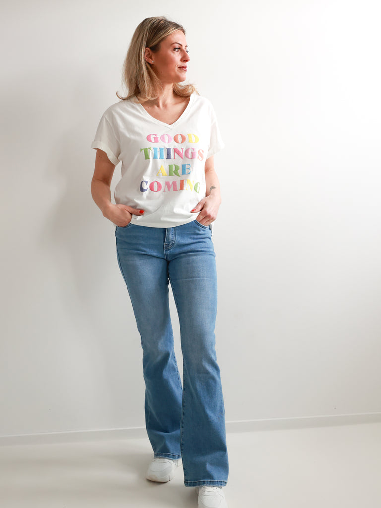 GOOD THINGS T-Shirt - weiß
