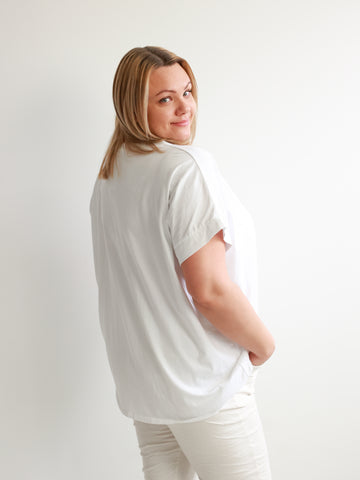 GERTIE XXL uni T-Shirt - verschiedene Farben