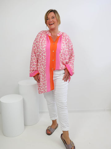 JENNY Plus Size Bluse - verschiedene Farben