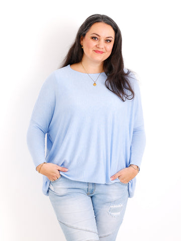 Feinstrick Pullover MOLLY.S  – Softe Haptik – Boxy Style – Gr. 38-50
