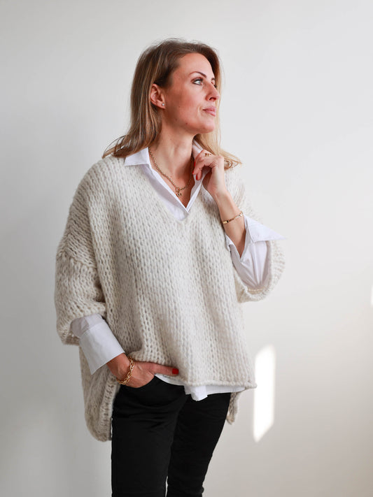 COZY ME Oversize Strickpullover - verschiedene Farben