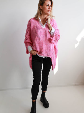 COZY ME Oversize Strickpullover - verschiedene Farben