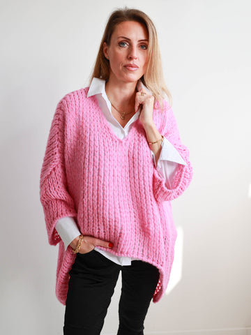 COZY ME Oversize Strickpullover - verschiedene Farben