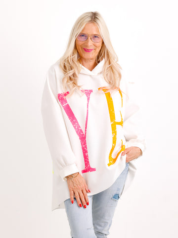 BELLINDA Hoodie - One Size - in 3 Farben